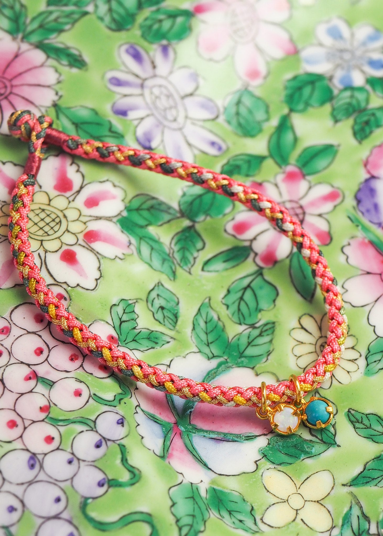 Braid armband - Autumn Leaves