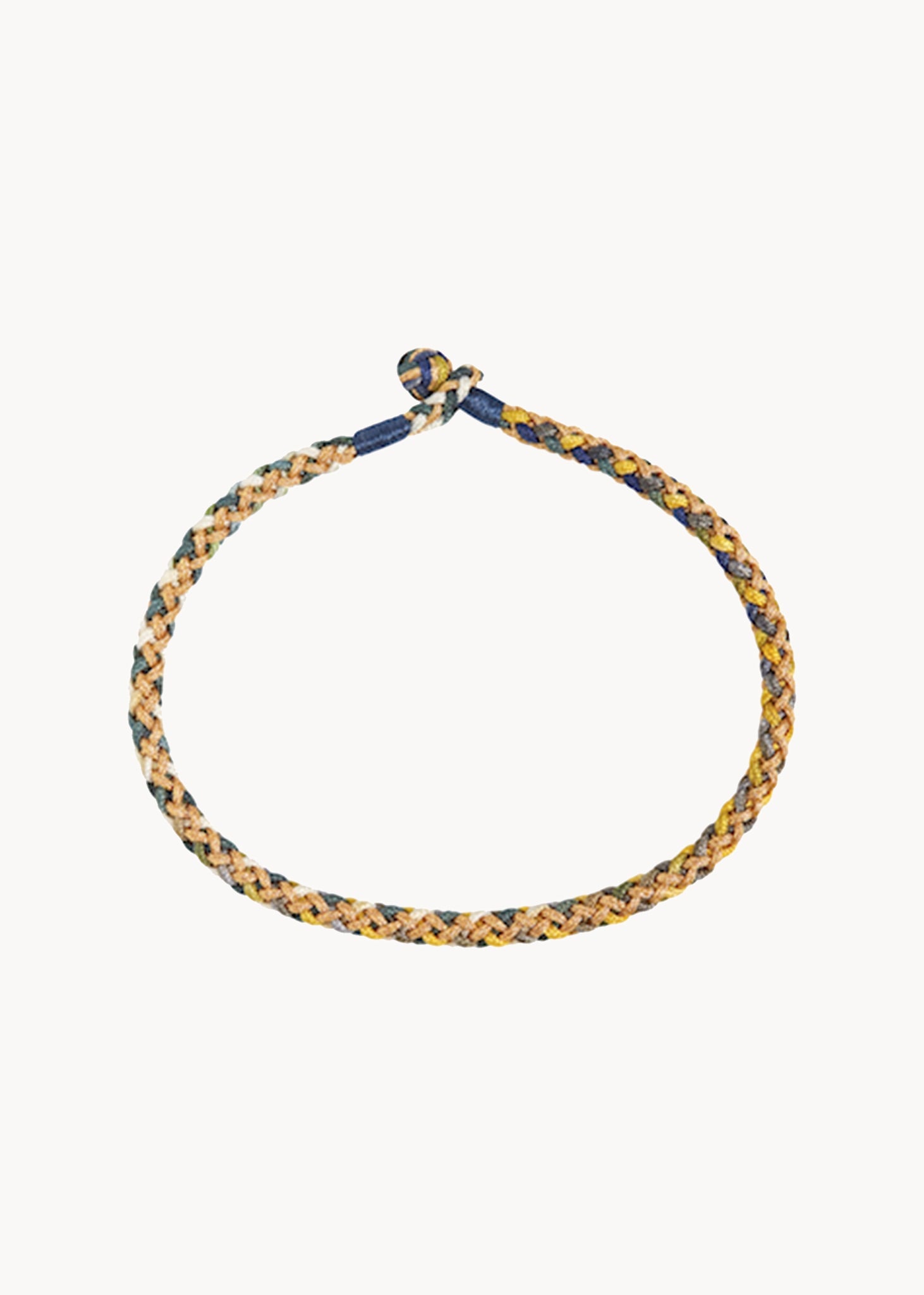 Braid armband - Gul och Blå