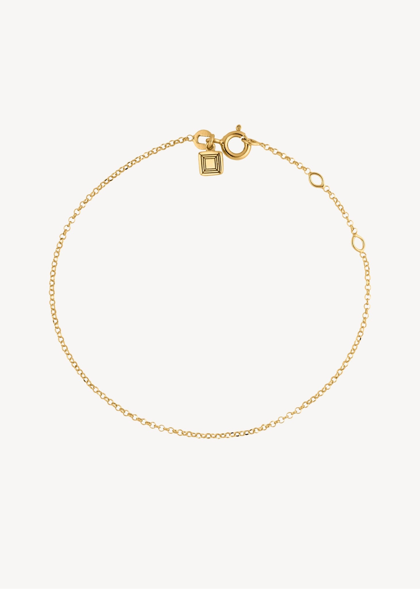 Smukt enkelt armbånd i guldbelagt sterling sølv med en tynd, fin belcher kæde med kliklås til mænd og kvinder, perfekt gave til hende under 400 kr