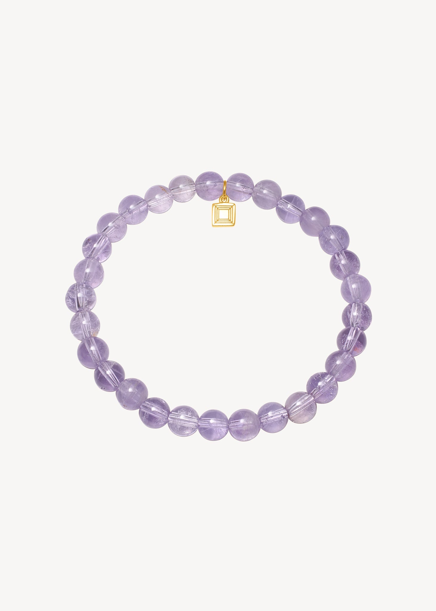 smukt slip on armbånd med lilla ametyst ædelsten i håndlavet stil. ametyst er februars fødselssten, perfekt gave til hende med fødselsdag i februar eller gaven til hende under 600 kr