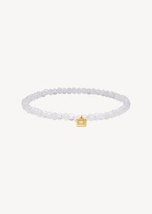 Slip on ædelsten armbånd med ægte regnbue månesten ædelsten, der er Junis fødselssten og symboliserer moderskab og omsorg, perfekt gave til mor og gaven til mors dag under 600 kr