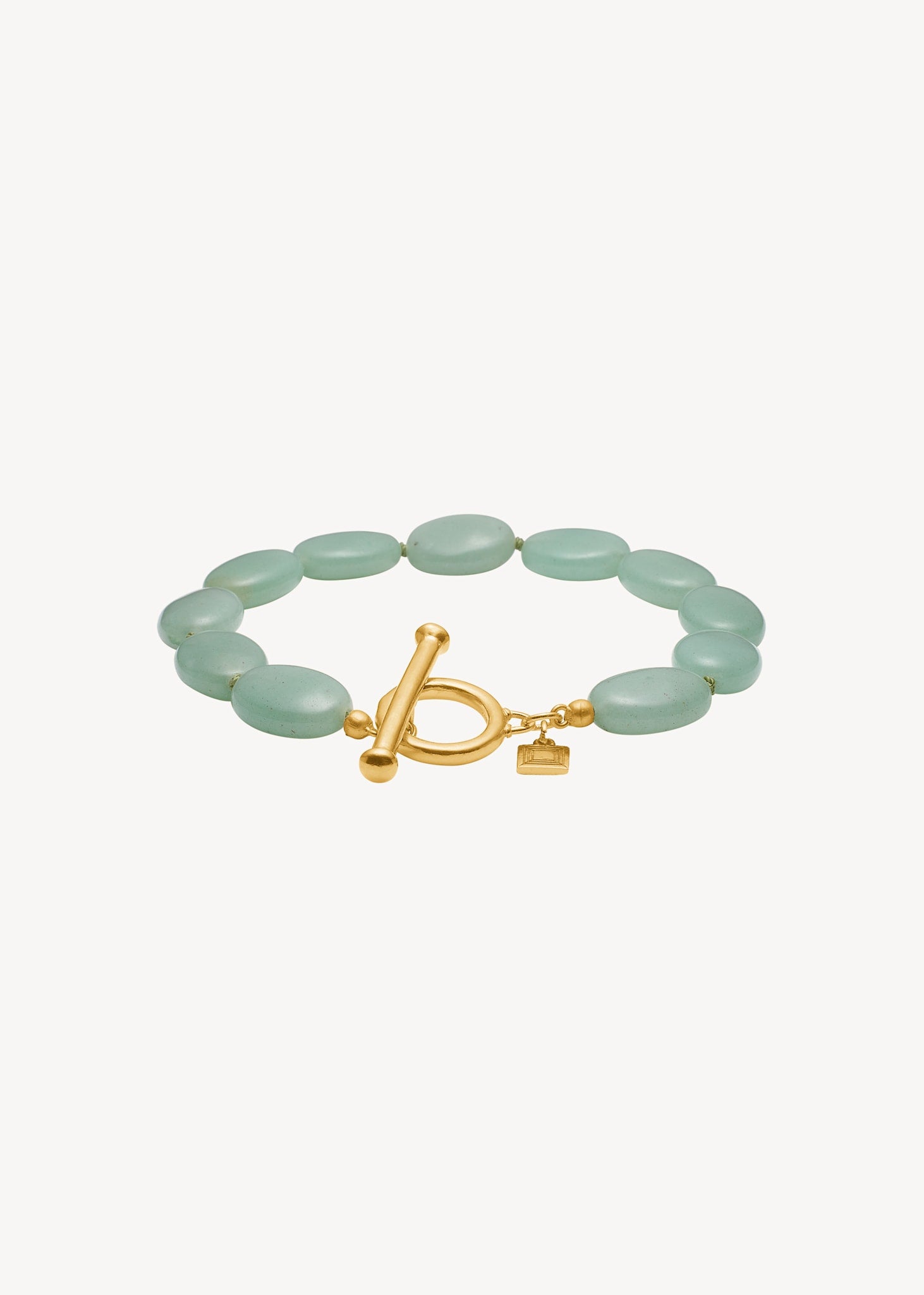 Dragee Midi armband med Aventurin - guldpläterad