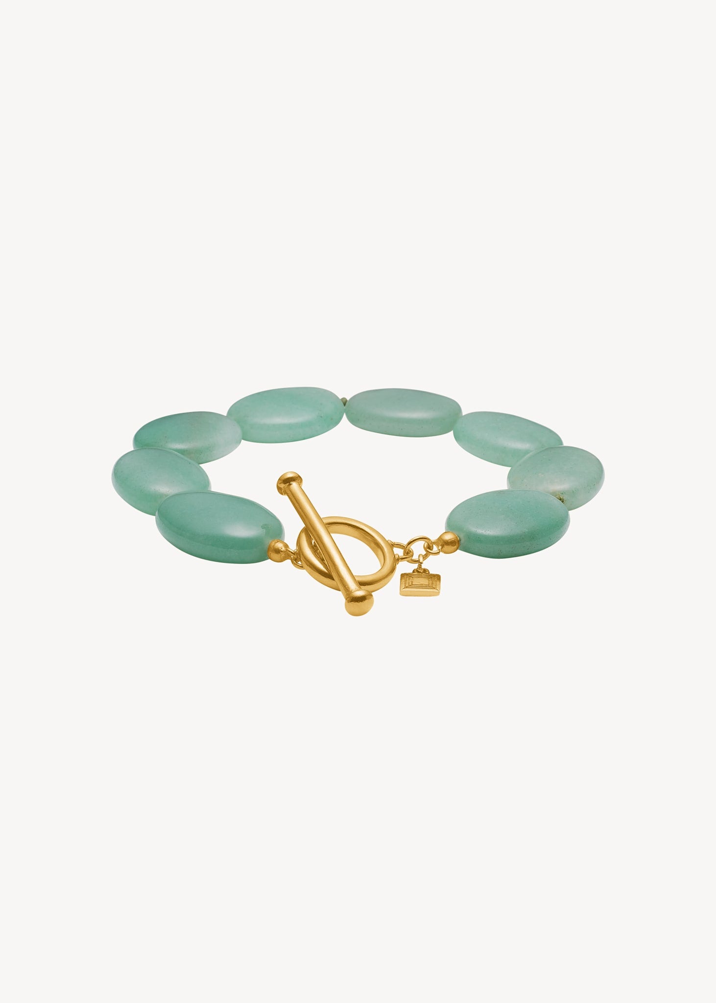 Dragee Maxi armband med Aventurin - guldpläterad