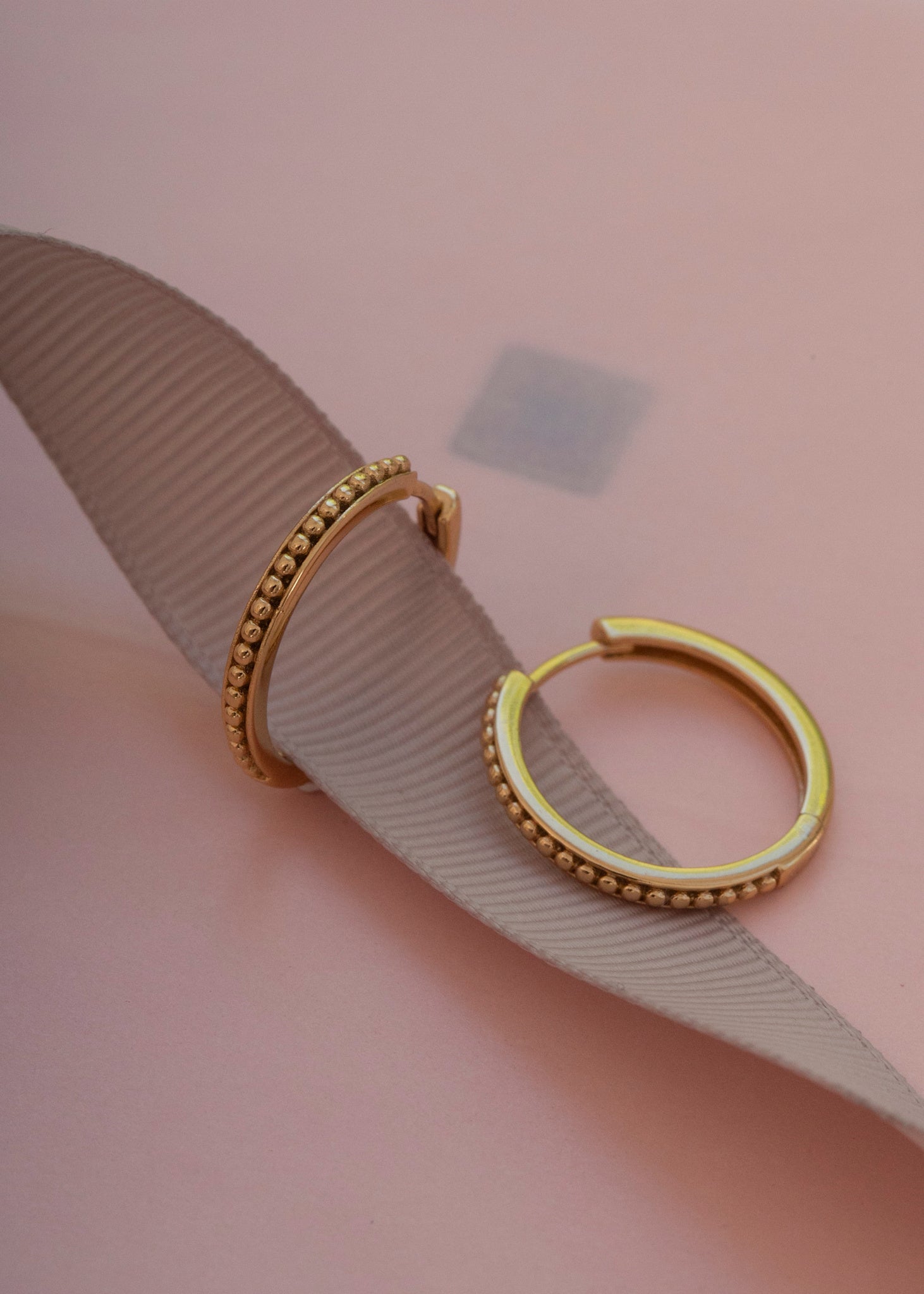 Byzantine hoop 2cm - guldpläterad