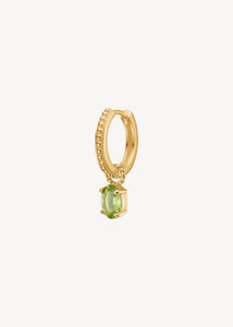 Valentine berlock med peridot - förgylld