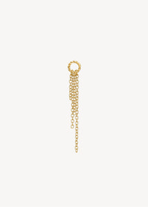Kedjeberlock 3 cm 1 stk - guldpläterad