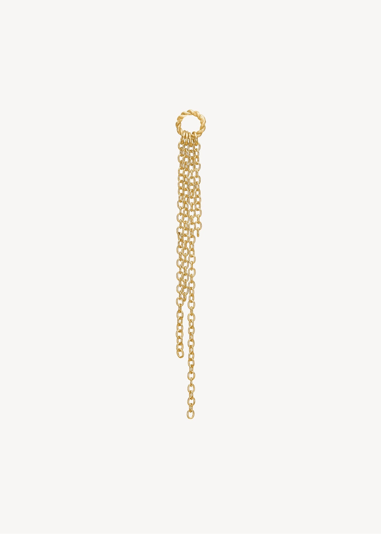 Kedjeberlock 4,5 cm 1 stk - guldpläterad