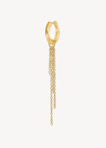 Kedjeberlock 4,5 cm 1 stk - guldpläterad