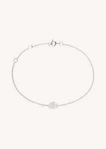 spirituelt sølv armbånd i sterling sølv med hamsas hånd symbol, der beskytter bæreren på tilbud