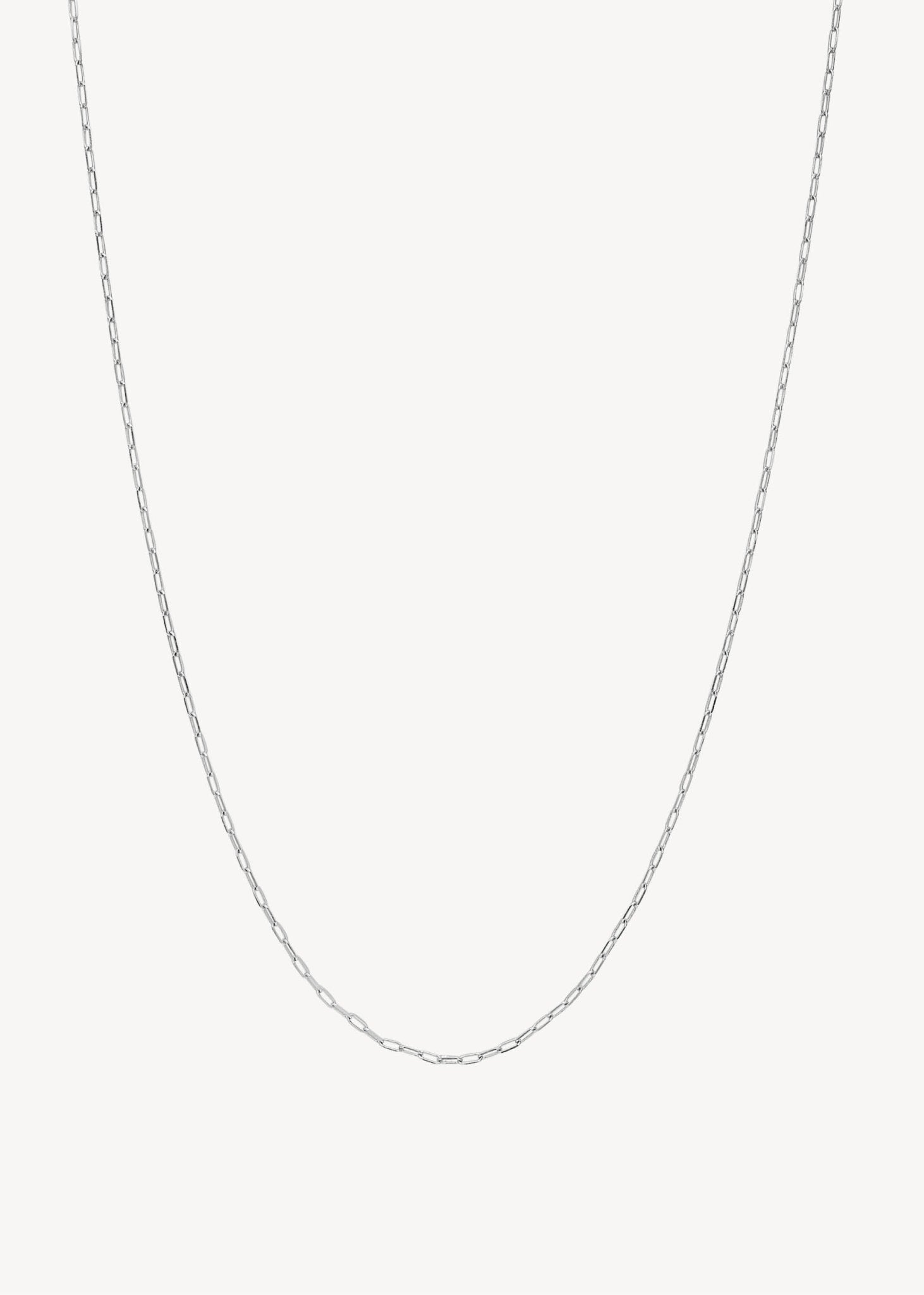 Smuk garland halskæde fra carré jewellery i 925 sterling sølv med 1x1 figaro viklinger led, perfekt til vedhæng og smuk gave til hende og ham 