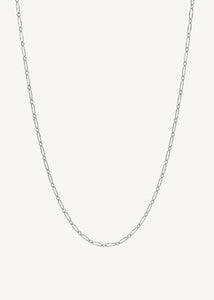 Elegant 1x3 figaro halskæde til vedhæng lavet til mænd og kvinder i 925 vandfast sterling sølv fra carré jewellery, perfekt gave til hende under 500 kr