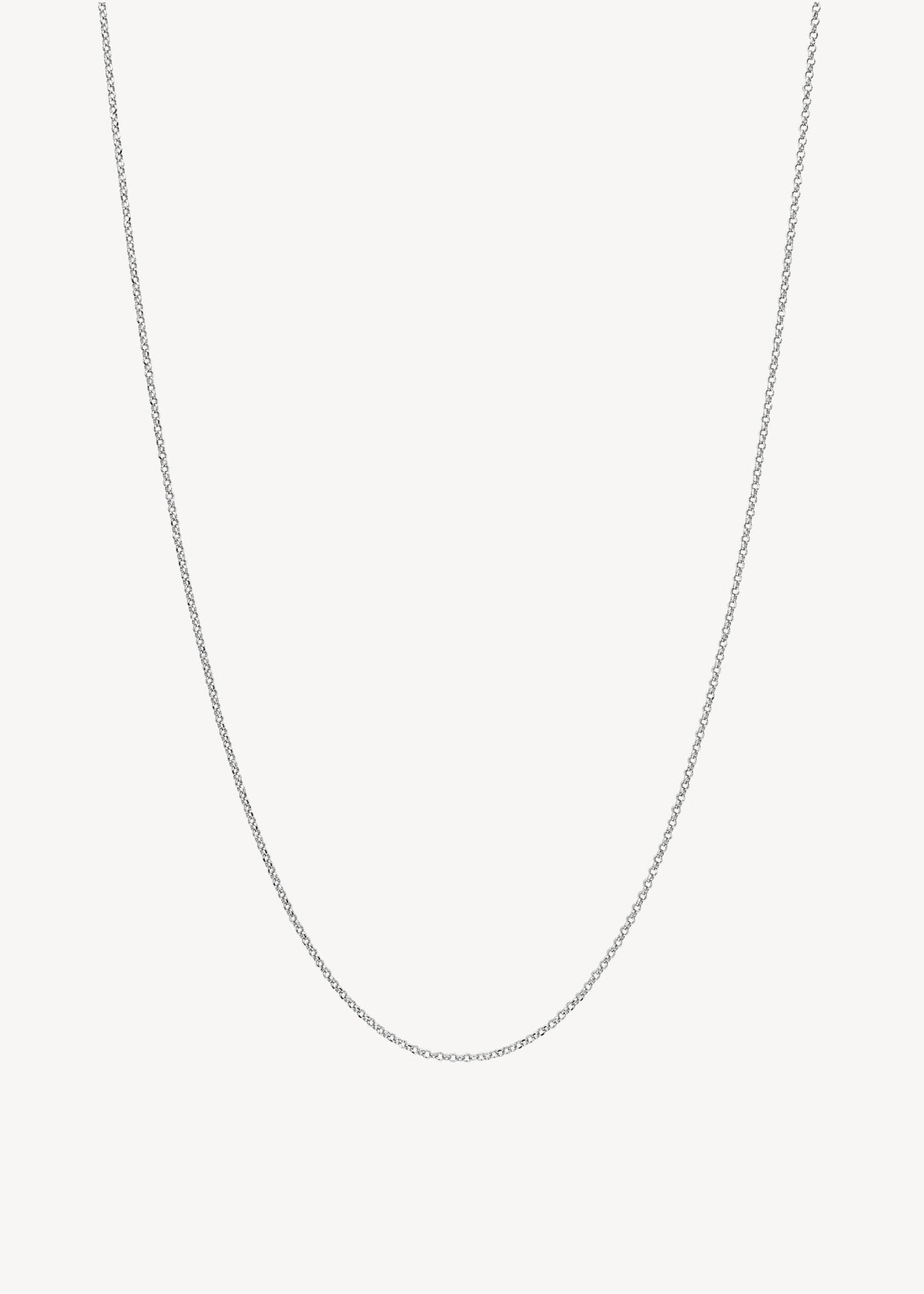 Tynd og enkel whisper halskæde til vedhæng fra carré jewellery i klassisk belcher stil i 925 vandfast sterling sølv i 60 cm til mænd og kvinder