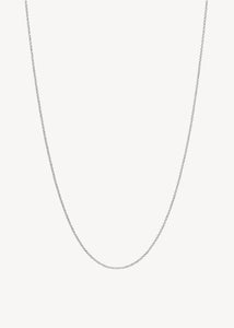 Tynd og enkel whisper halskæde til vedhæng fra carré jewellery i klassisk belcher stil i 925 vandfast sterling sølv i 60 cm til mænd og kvinder