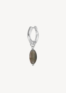 Balloon berlock med Labradorit 1 stk - silver