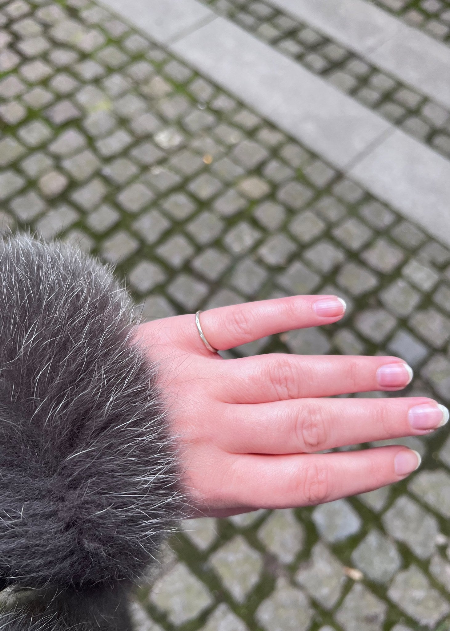 Helena ring med diamant - silver