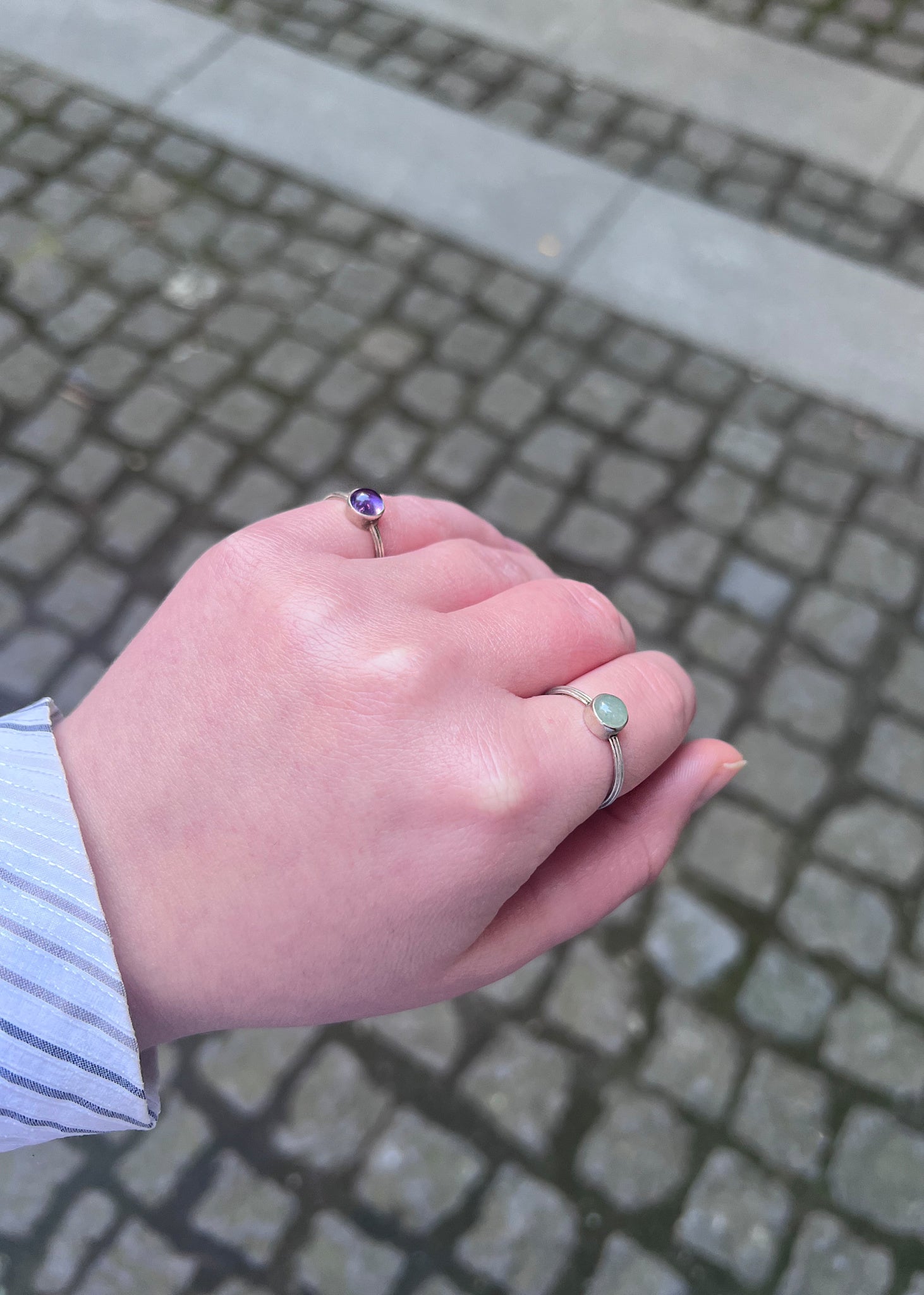 Archive ring med Ametist - silver