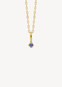 10-karat Prism hänge med Safir